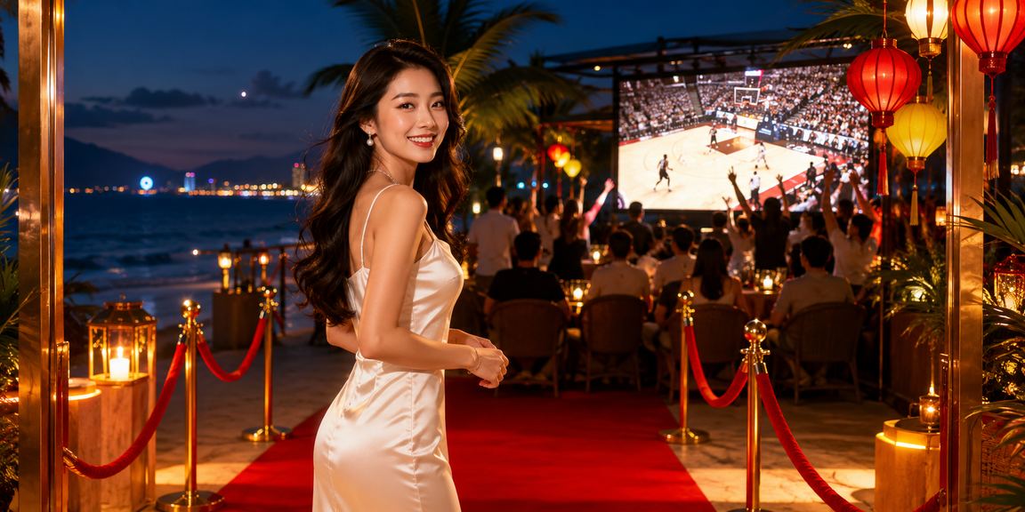 Không khí thể thao bãi biển Nha Trang với chủ đề cá cược bóng rổ